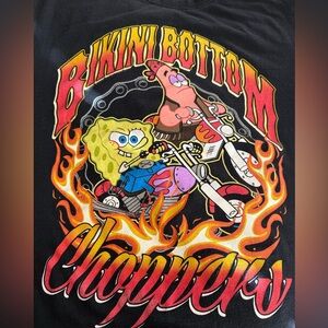 SpongeBob Bikini Bottom Choppers Graphic Tee XL